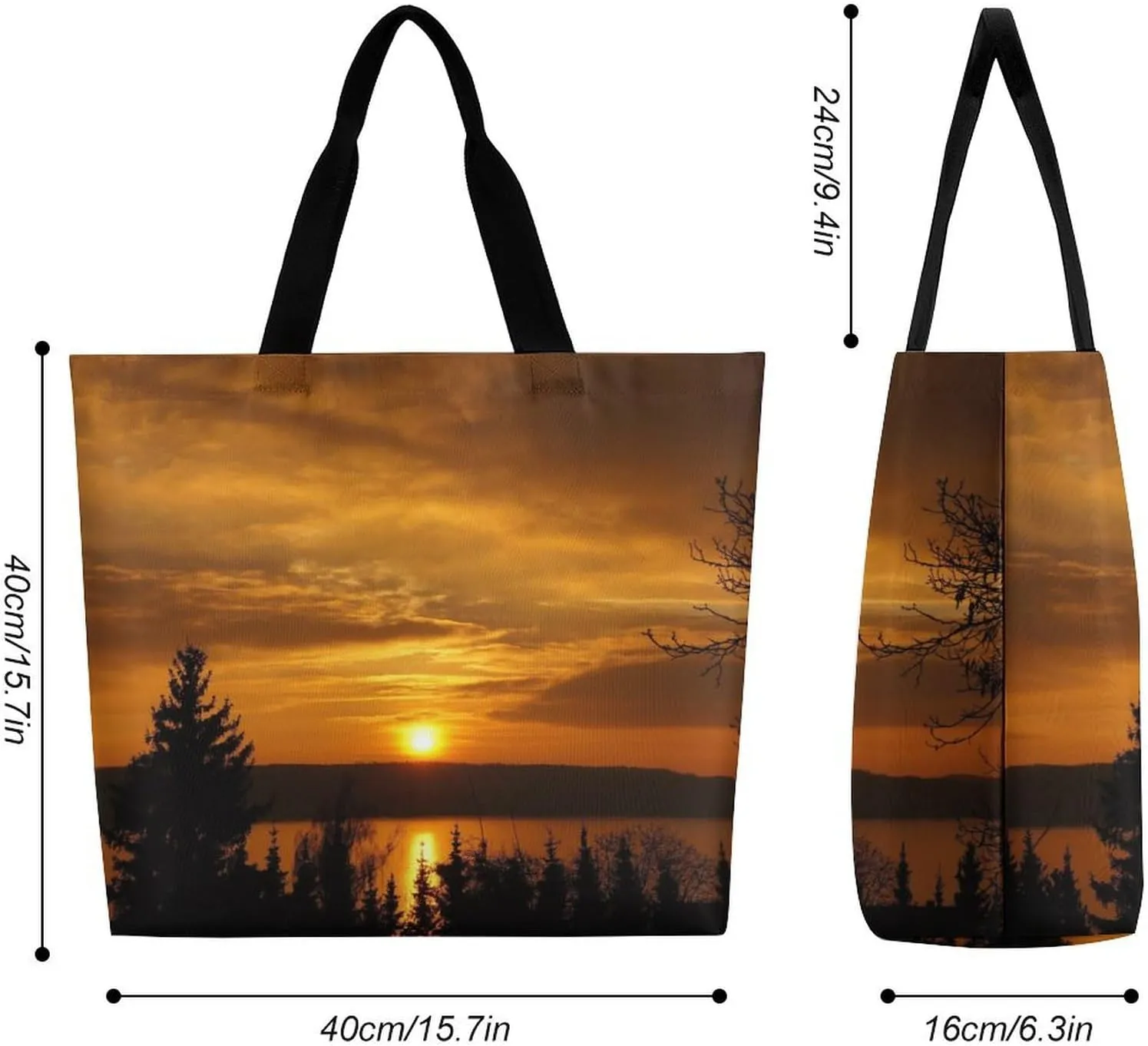 Large Capacity Shopping Tote Bag for Women, Girls