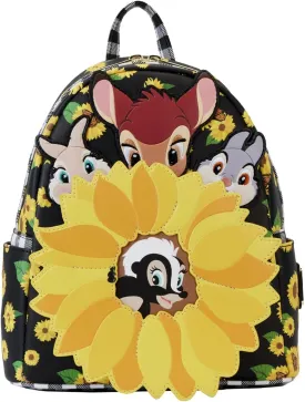Loungefly Disney Bambi Sunflower Friends Mini Backpack Bags and Accessories Standard