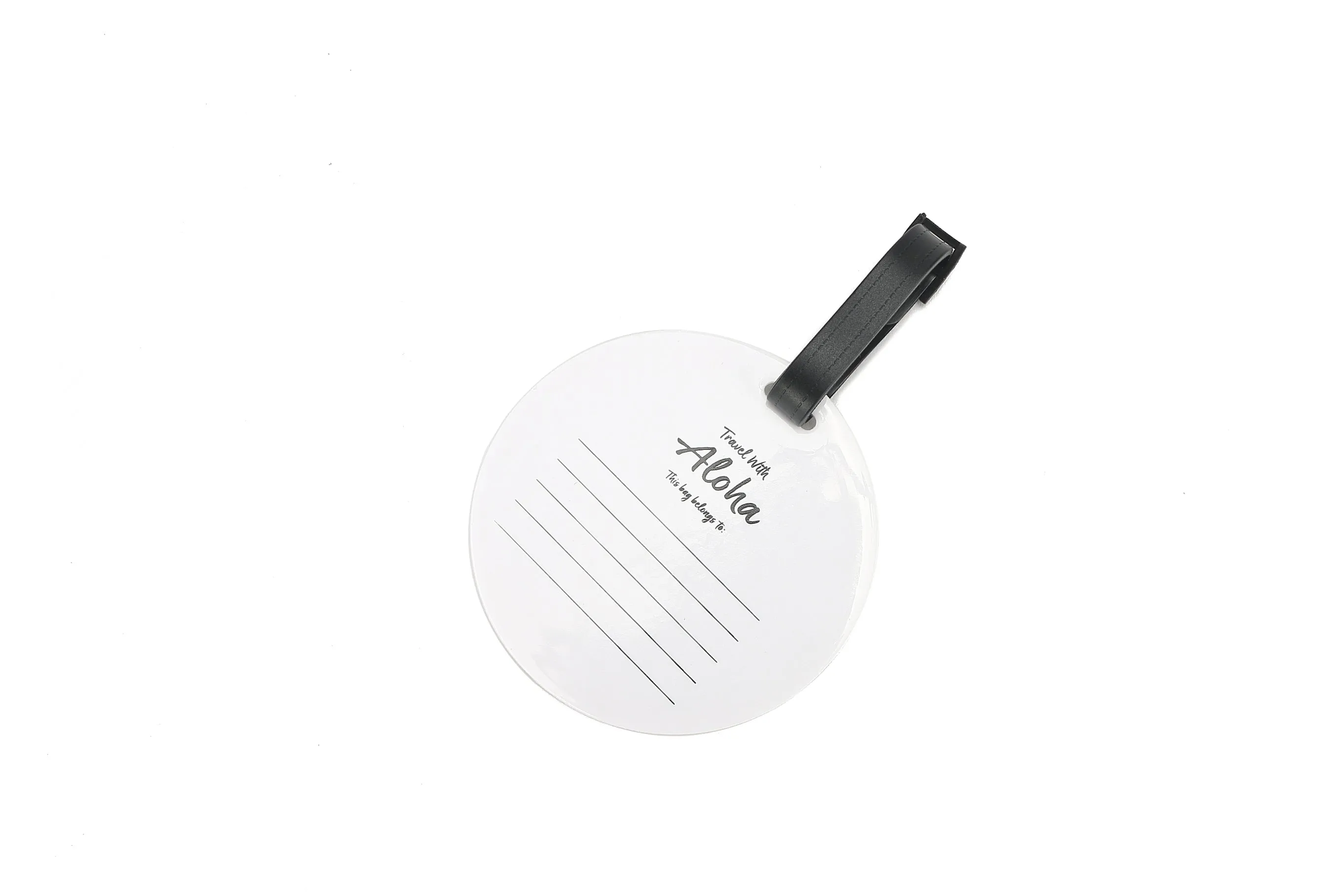 Luggage Tag Aloha Around the World White