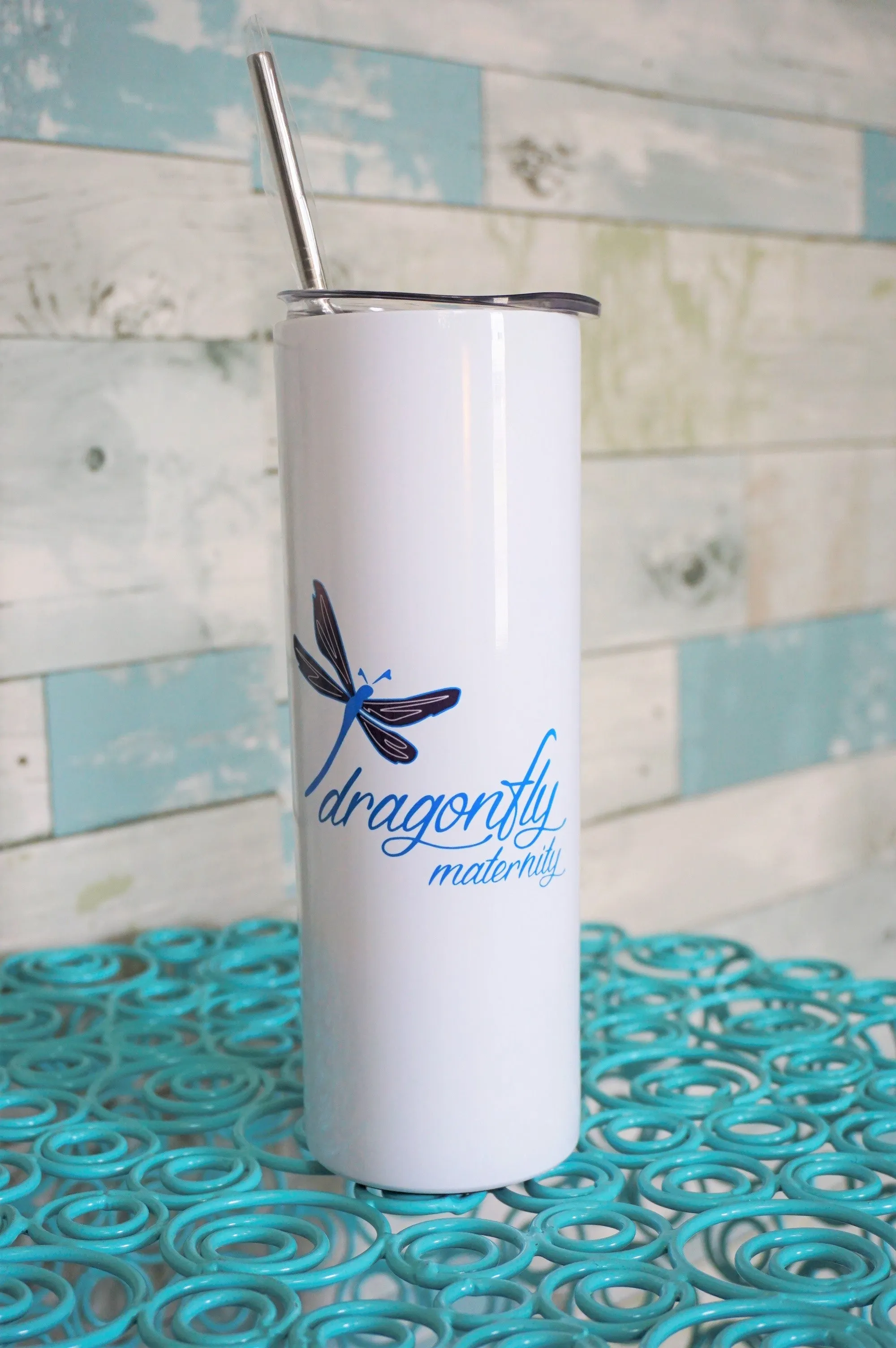 Mama Buzz- tall tumbler - "Work on you. For you."