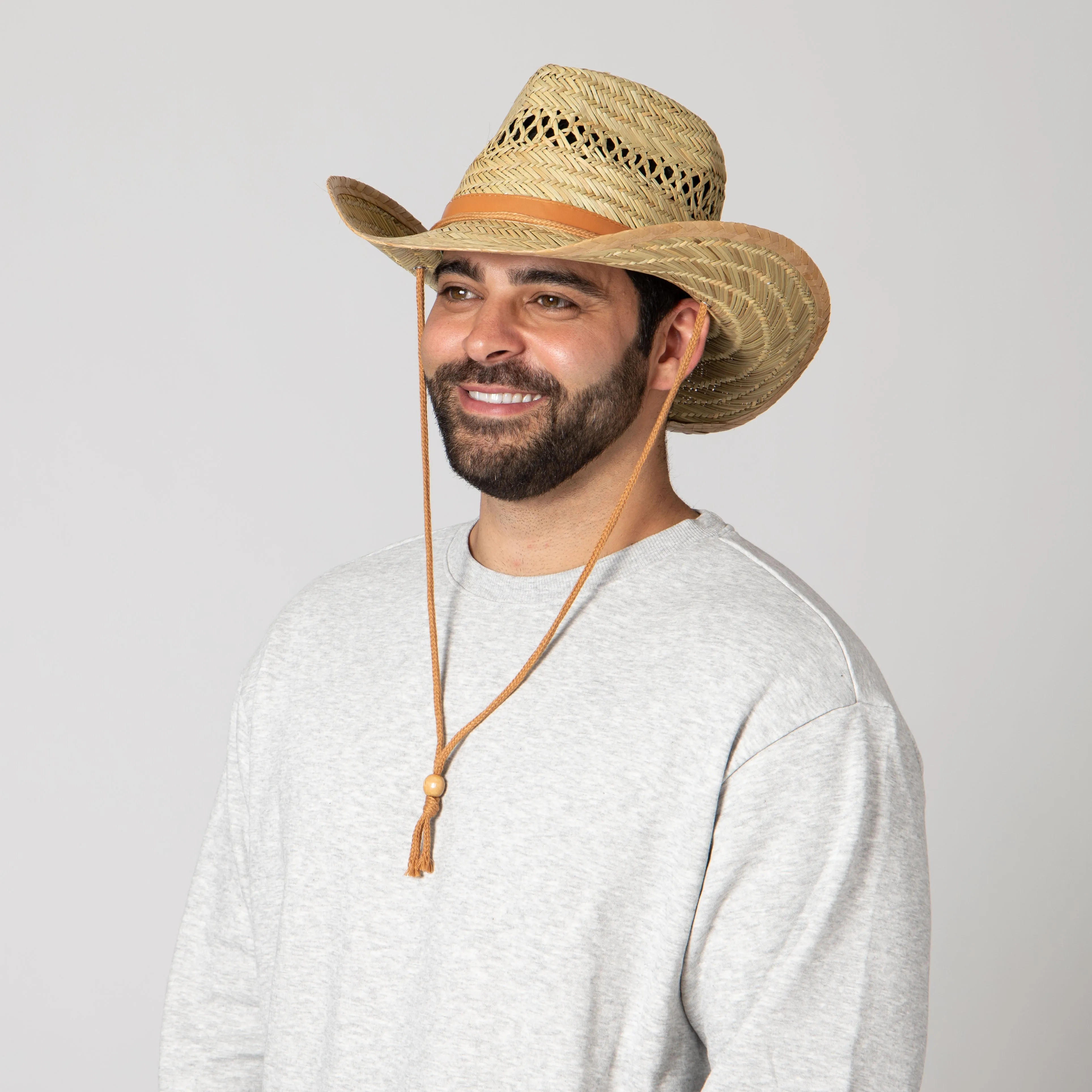 Men's Rush Straw Chin Cowboy (PBC1024OSNAT)
