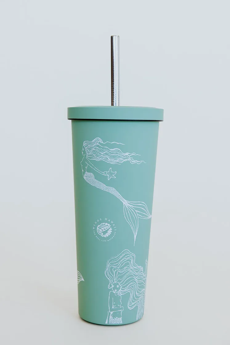Mermaid Party Tumbler - Sage