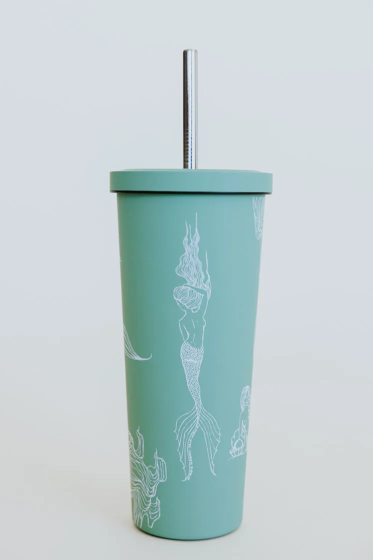 Mermaid Party Tumbler - Sage