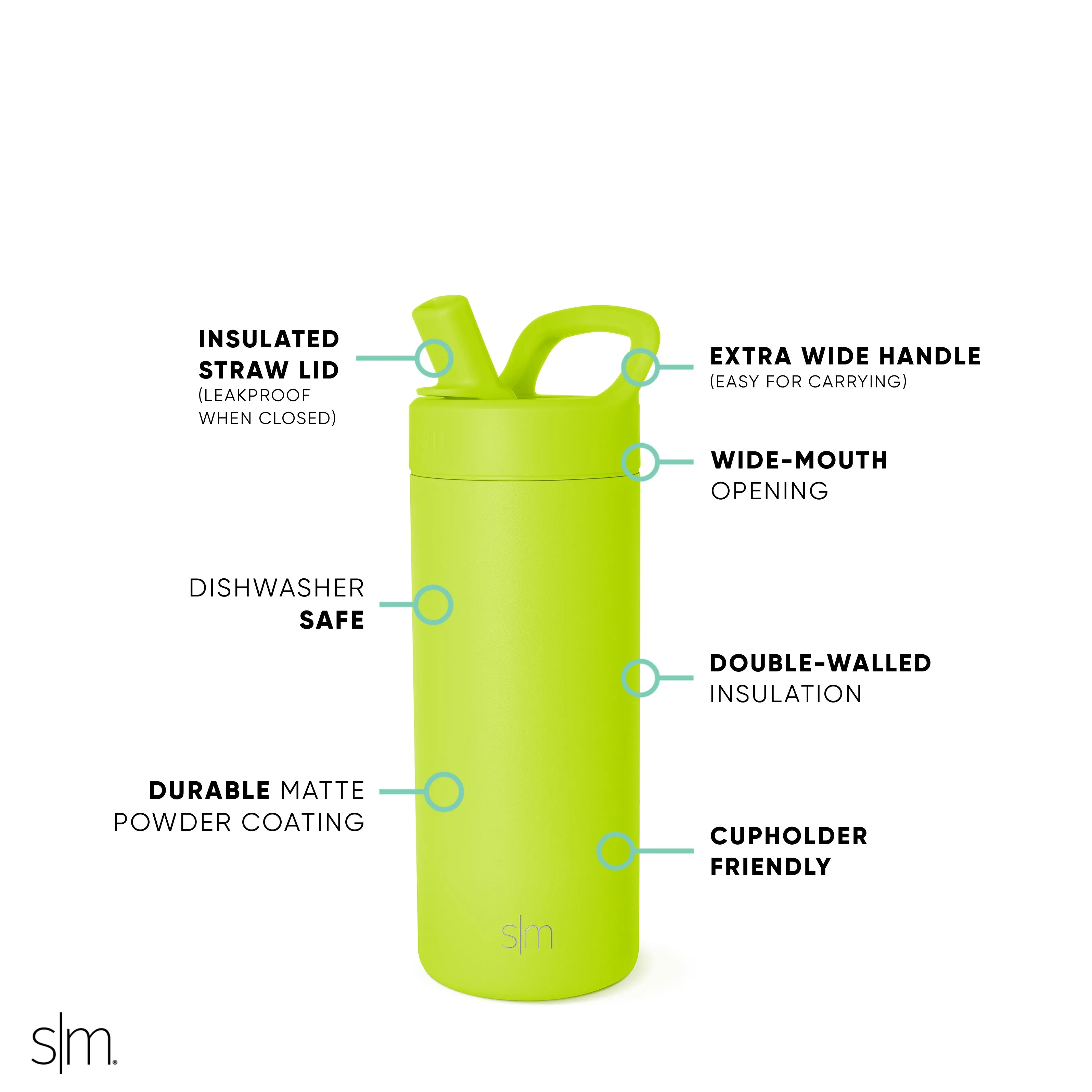 Mesa with Manual Straw Lid