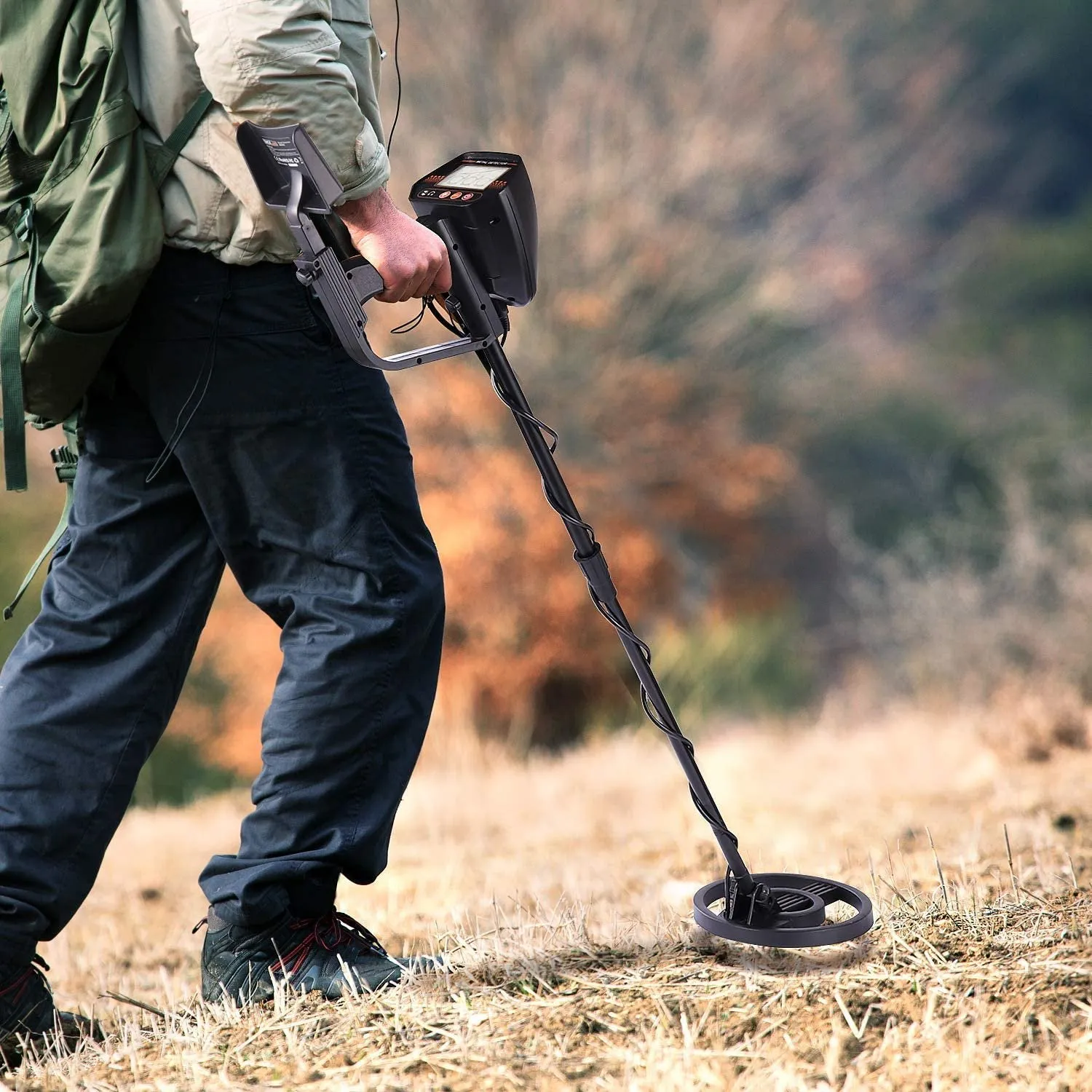 Metal Detector, Metal Finder with All-metal and Disc Modes, High Accuracy, Low Battery Indicator