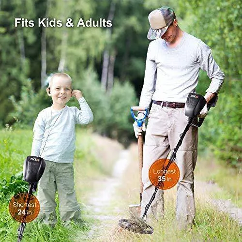 Metal Detector, Metal Finder with All-metal and Disc Modes, High Accuracy, Low Battery Indicator