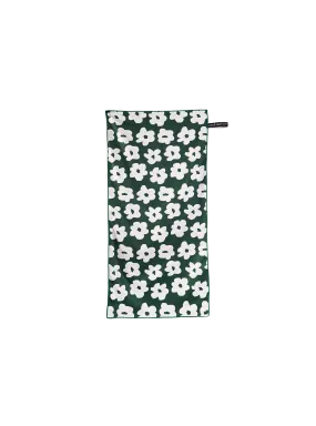 Mini Travel Towel (Daisies Moss)