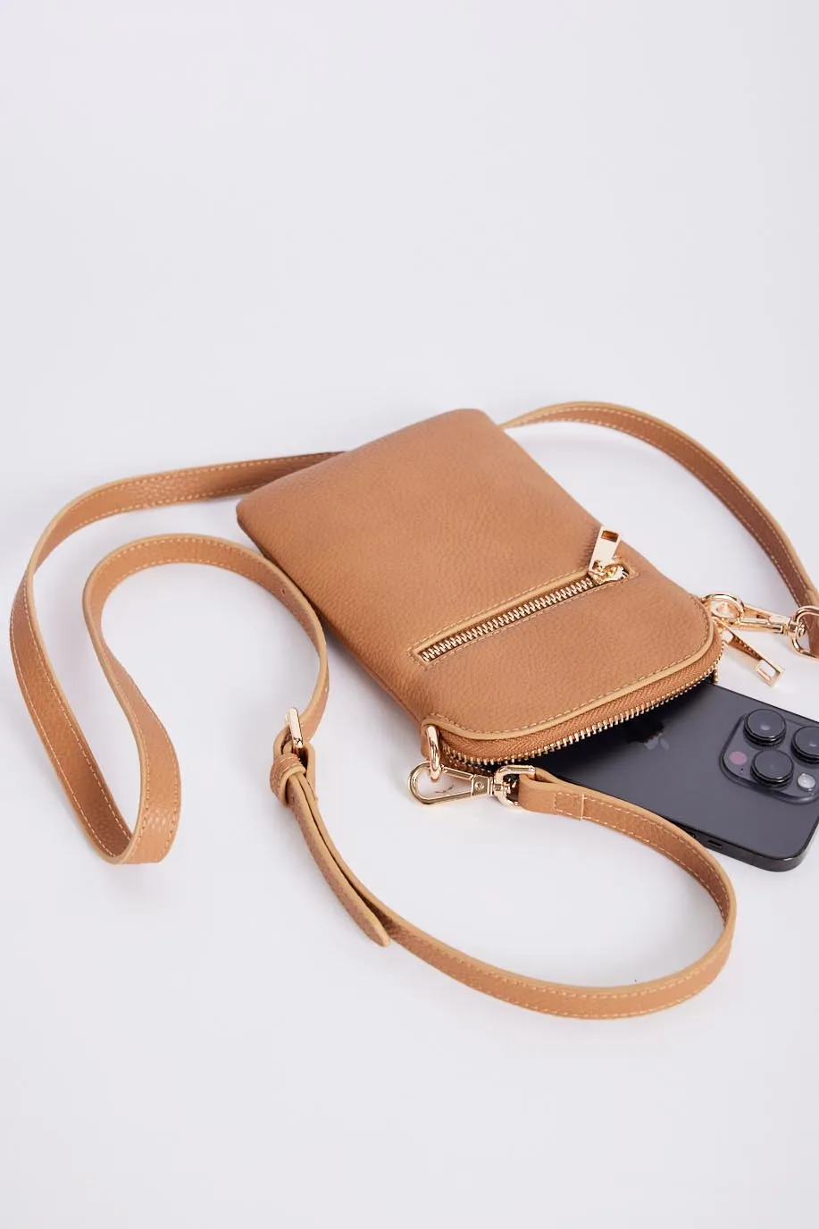 On The Go Bag - Tan/Natural Gold Stripe