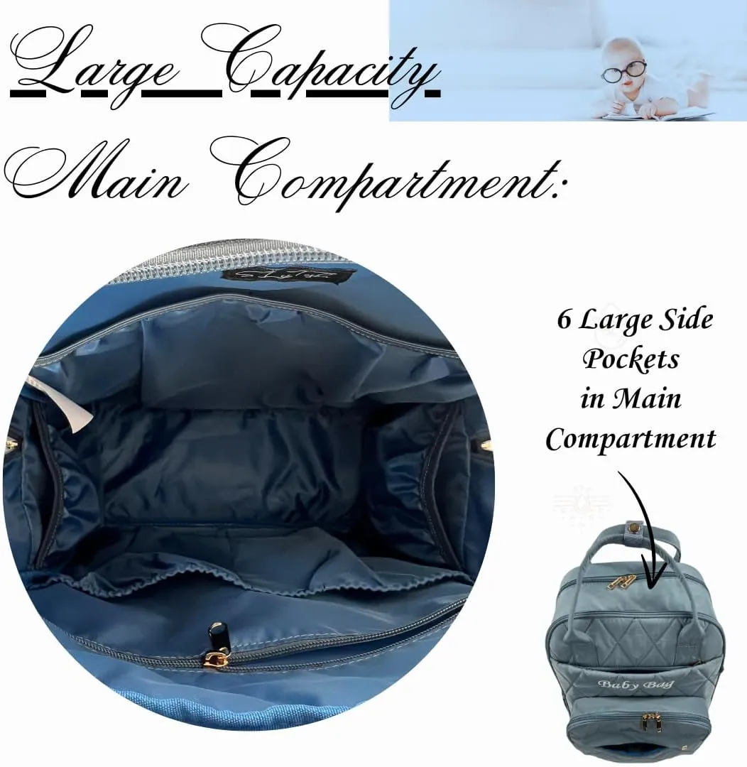 Oversized Mommy Diaper Bag - Travel & Hospital Bag for Baby