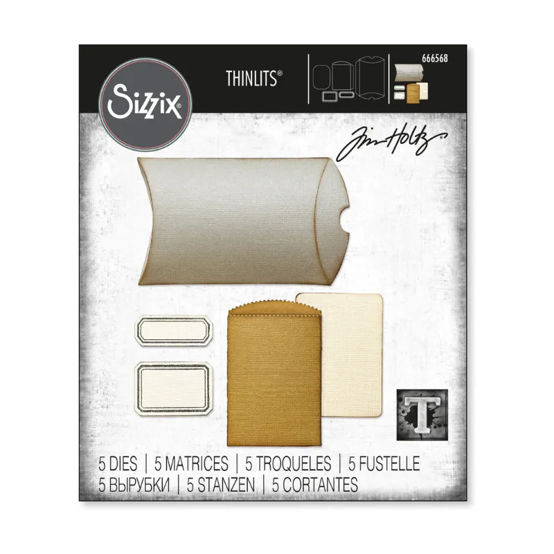 Pillow Box   Bag Die Set | Tim Holtz {Vault 1 Release}