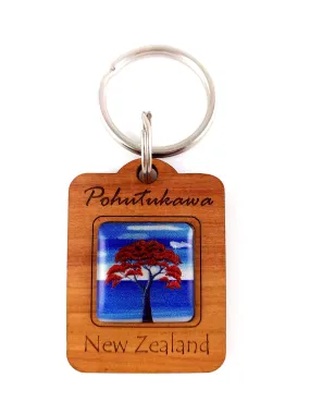Pohutukawa Tree Keyring