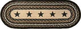 "Black Stars" Western Oval Patch Runner
