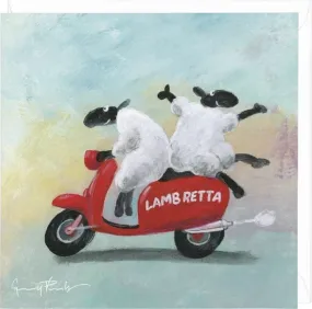 "Lambretta" Greeting Card