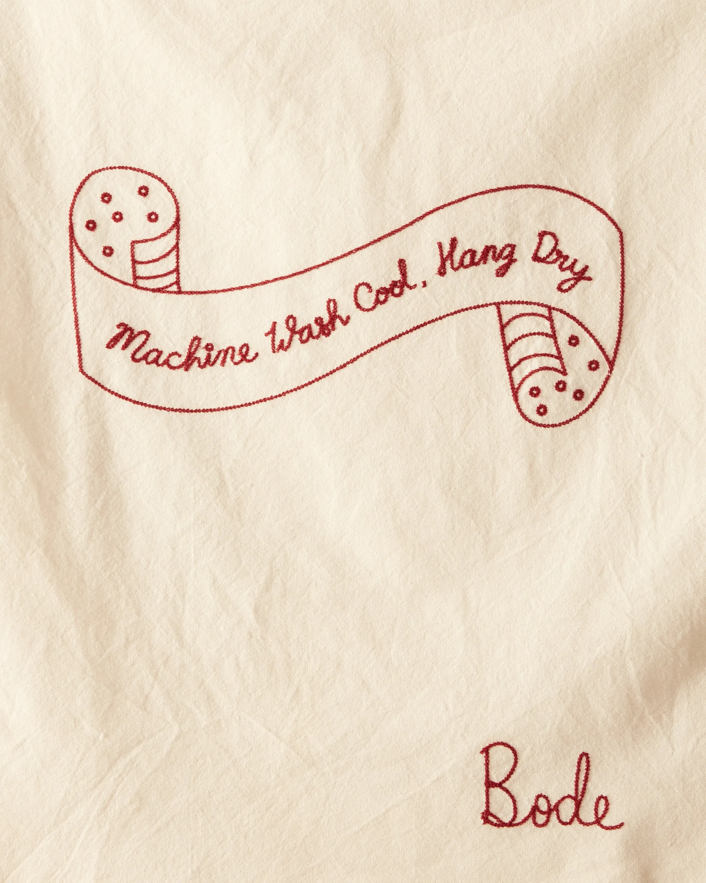 "Machine Wash Cool" Laundry Bag - Natural