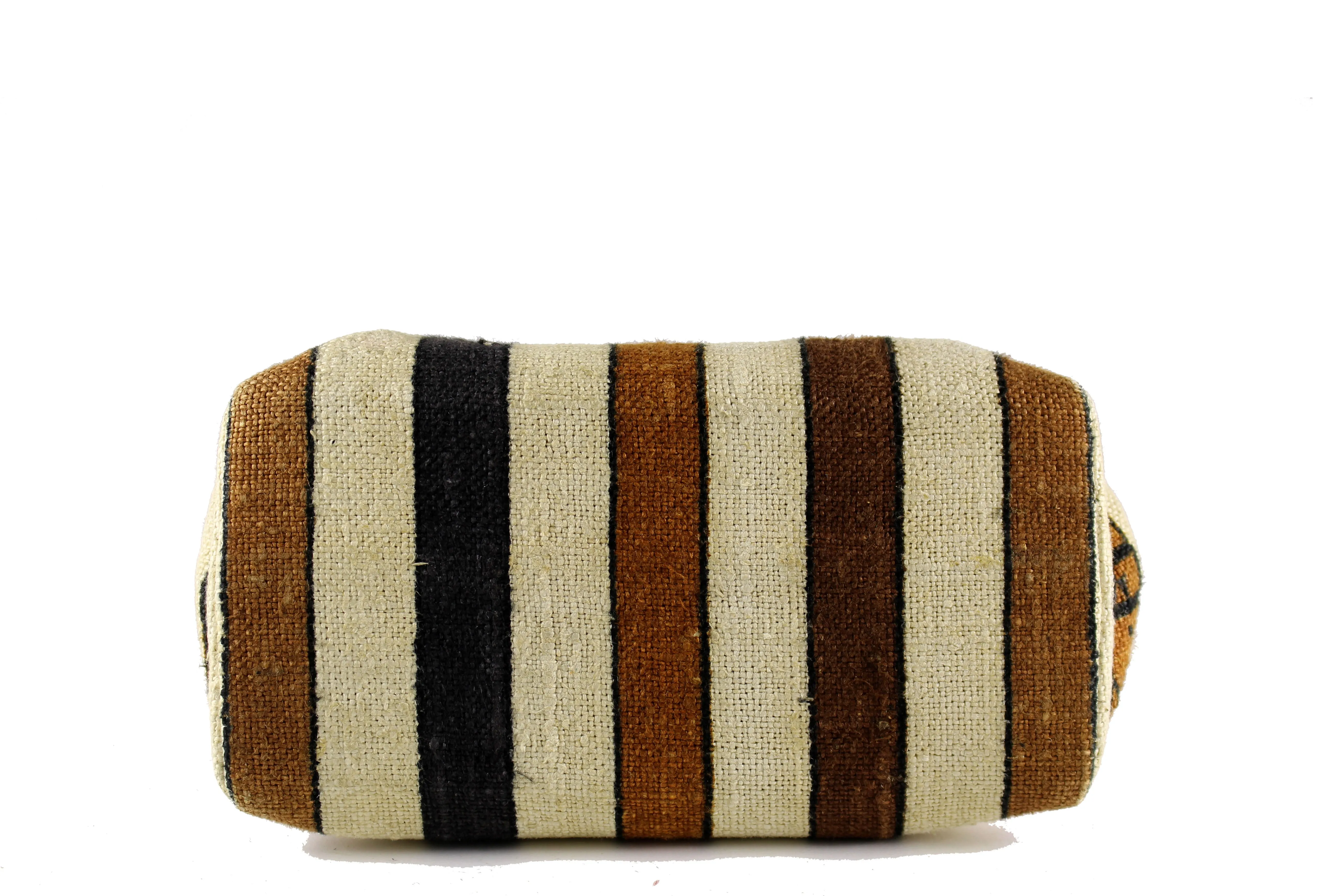 ROBERTA DI CAMERINO fabric bag with bamboo handle