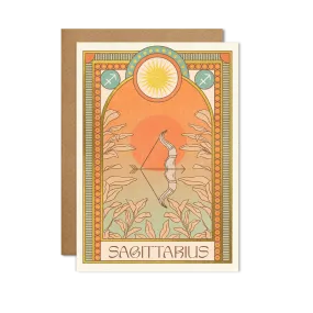 Sagittarius Zodiac Card