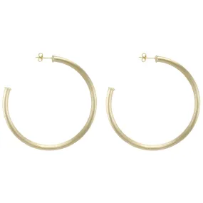 Sheila Fajl Everybody's Favorite Hoop Earring 2.5" - Gold