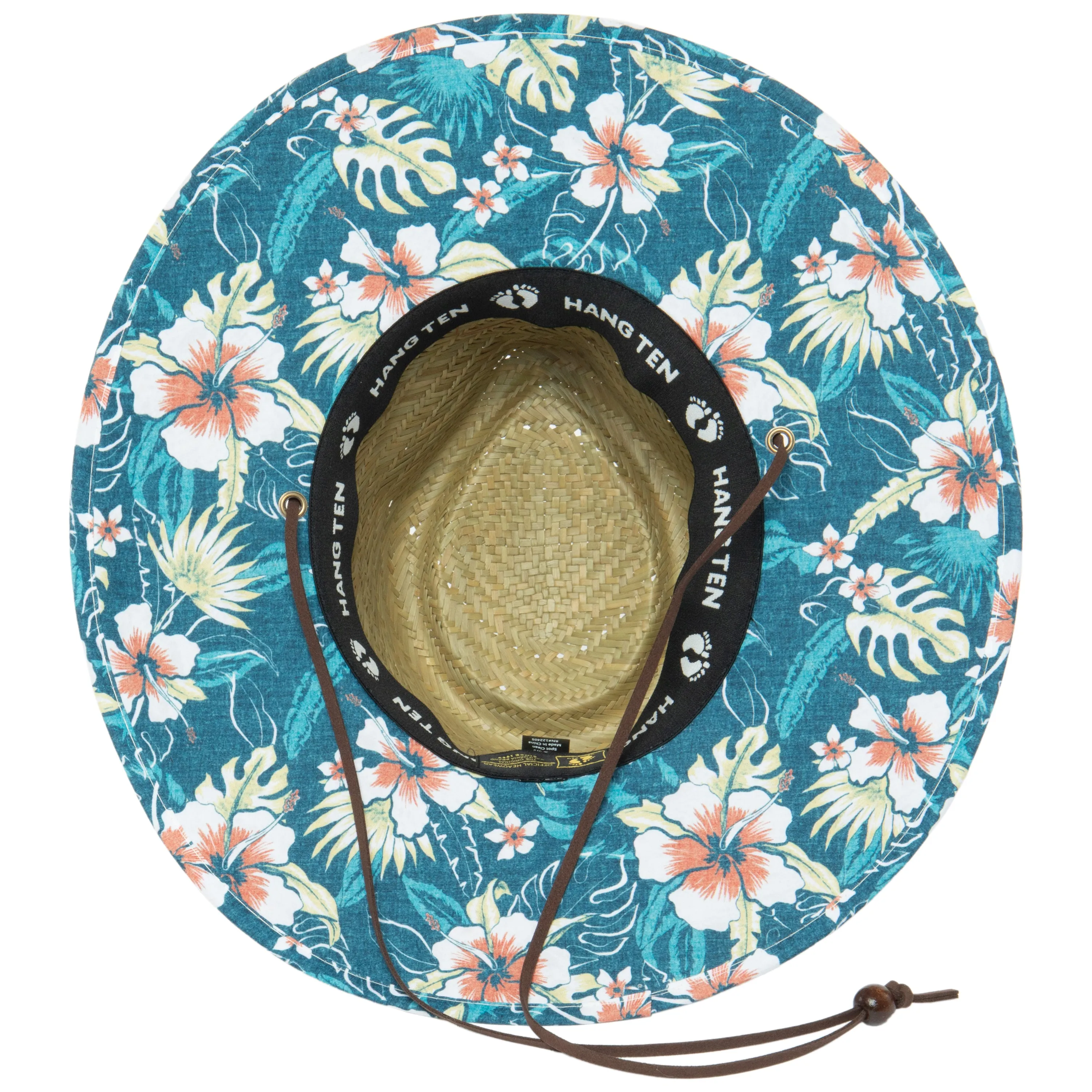 Shoots - Lifeguard Hat with Pinch Crown and Floral Print by Hang Ten