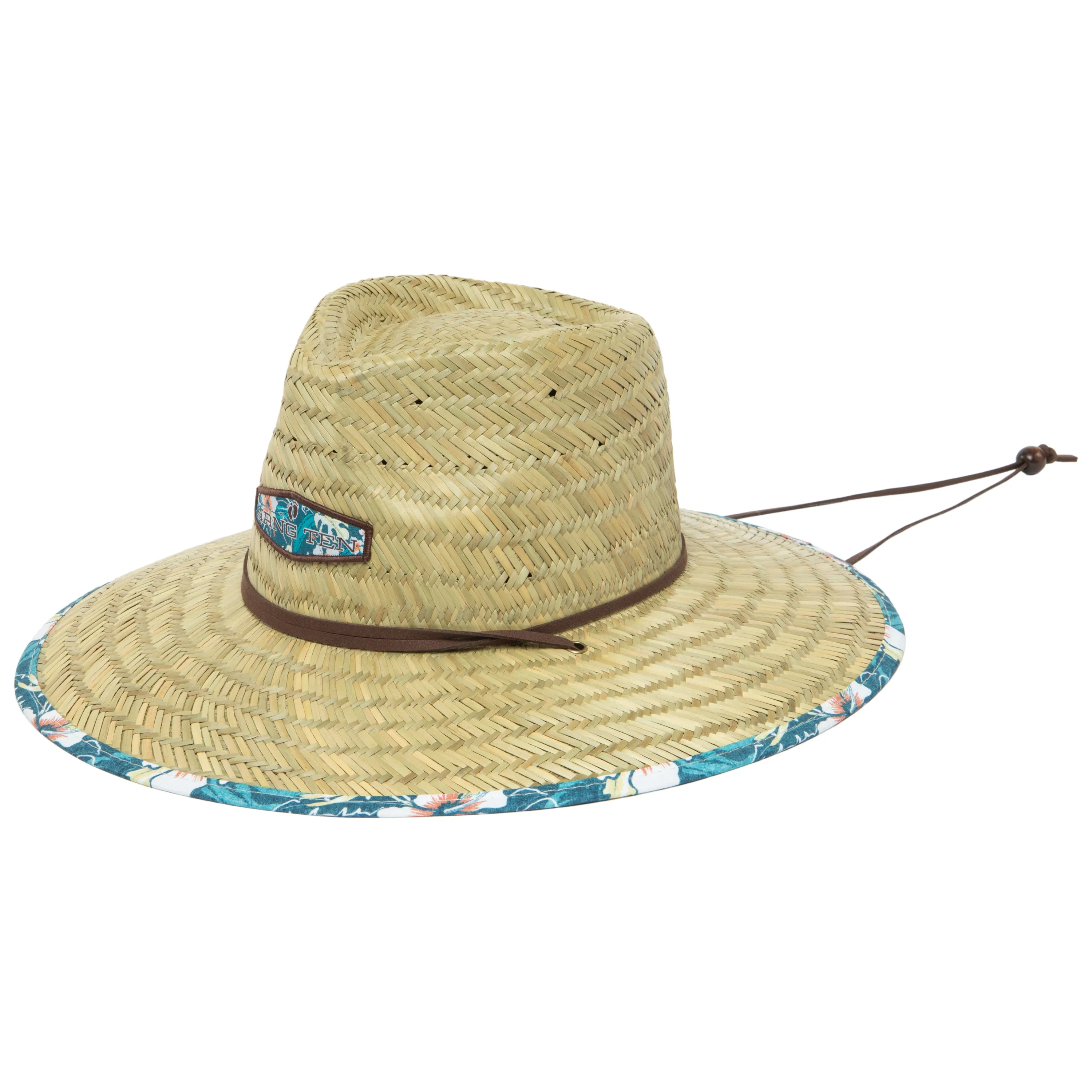 Shoots - Lifeguard Hat with Pinch Crown and Floral Print by Hang Ten