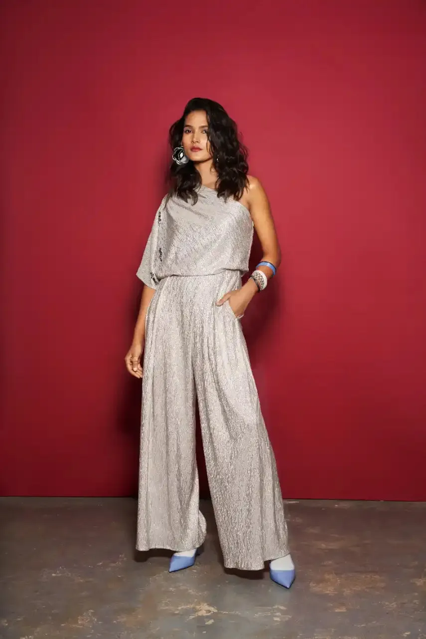 Silver Overlap Trouser
