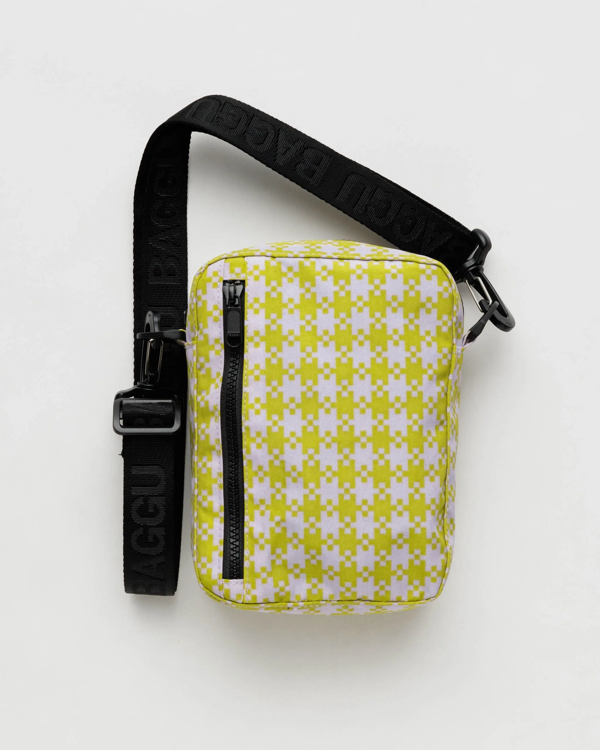 Sport Crossbody - Pink Pistachio Pixel Gingham