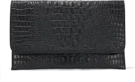 SWEETV Evening Clutch Purses for Women Elegant Wristlet Wallets Crocodile Pattern PU Leather Cross body Purse Formal/Wedding