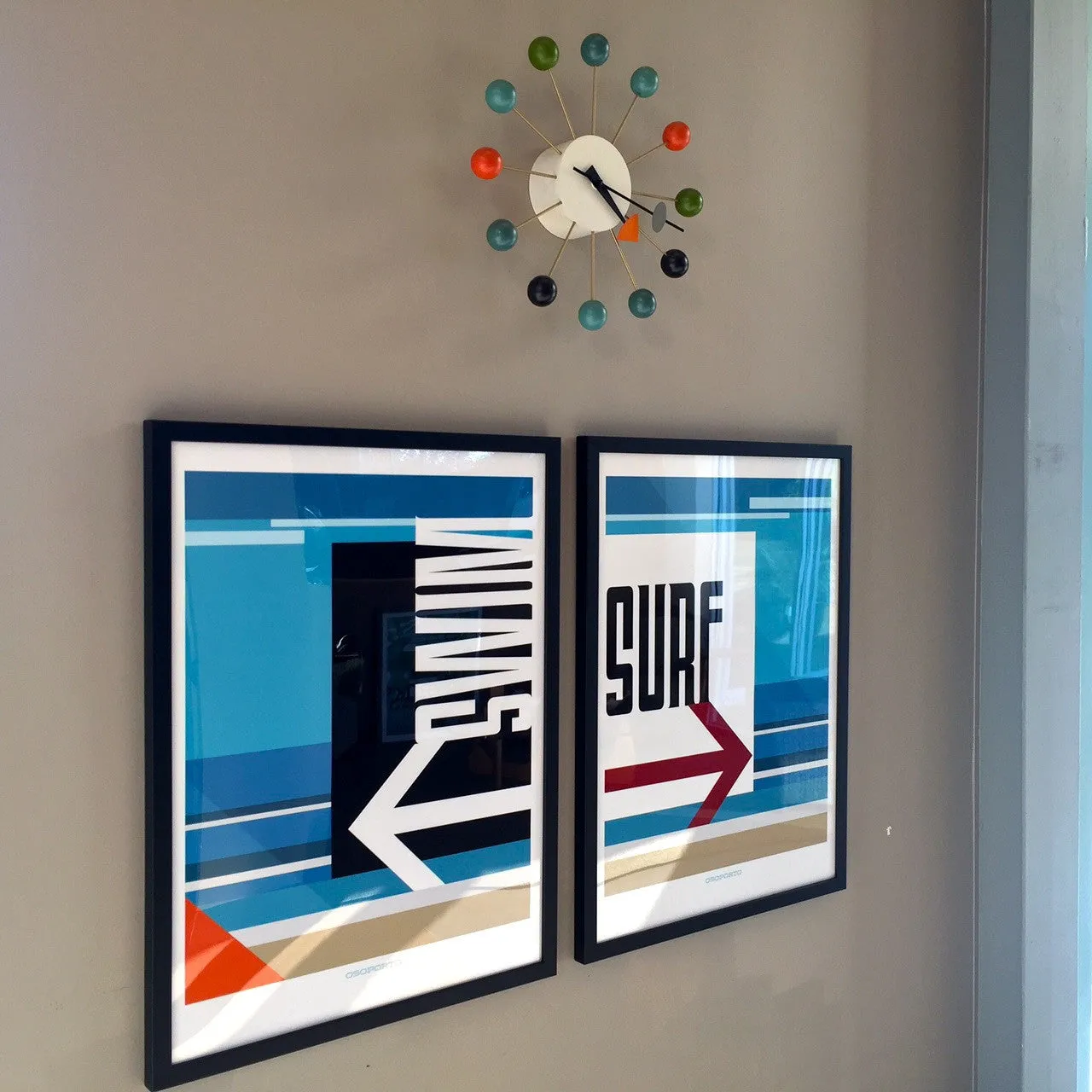 Swim This Way art poster