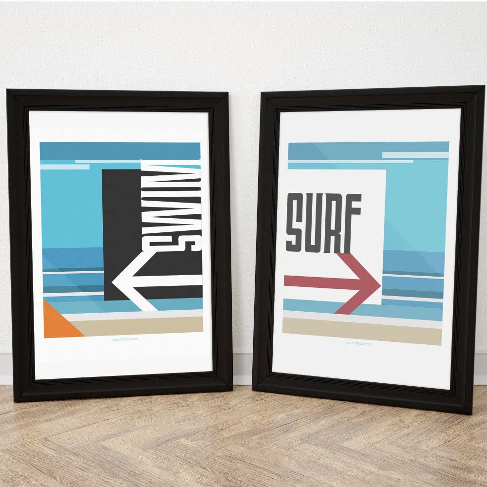 Swim This Way art poster