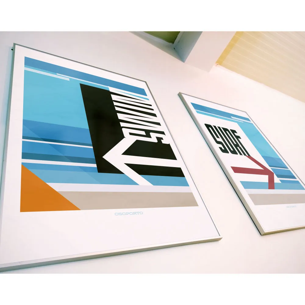 Swim This Way art poster