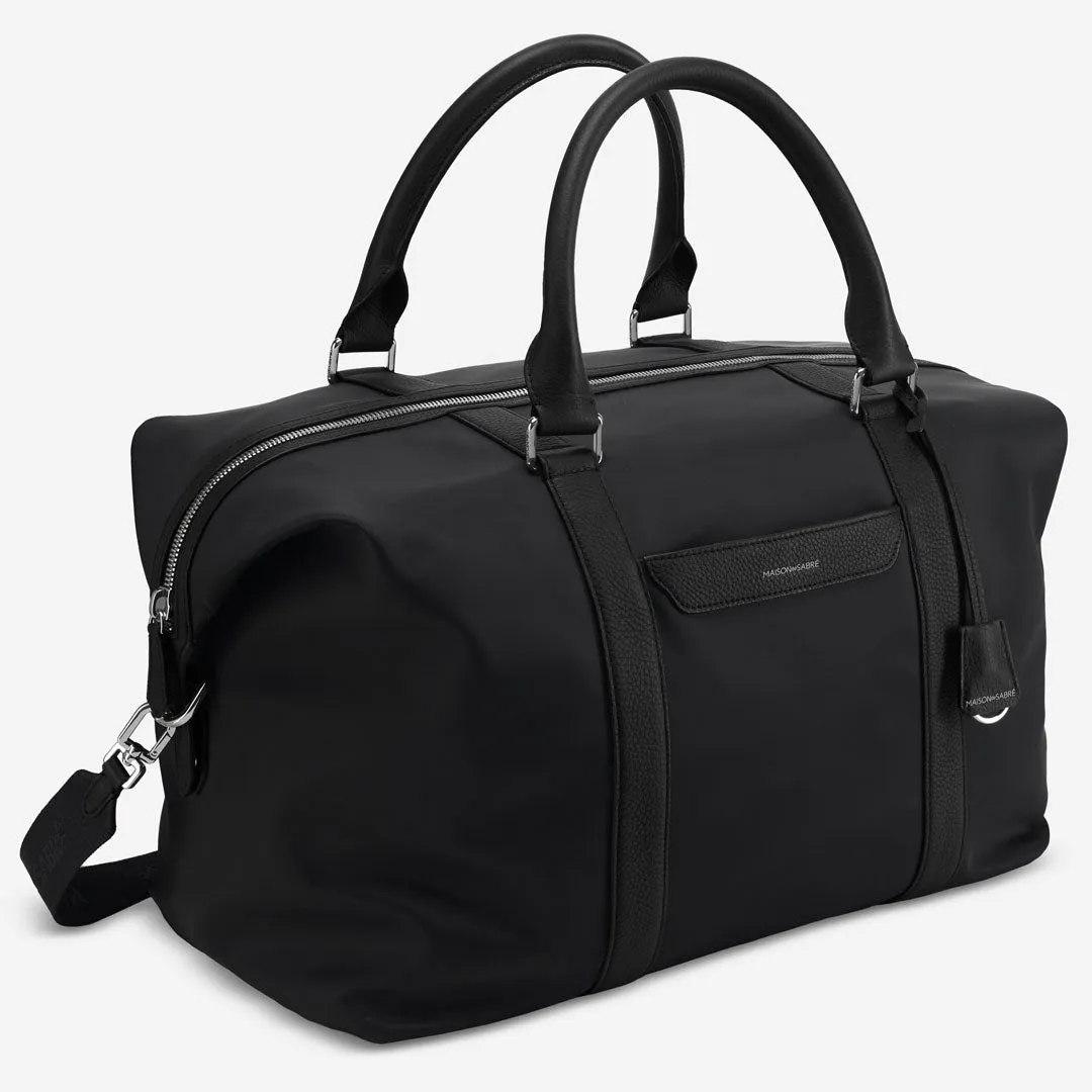 The Resilon™ Nylon Duffle Bag - Black Caviar