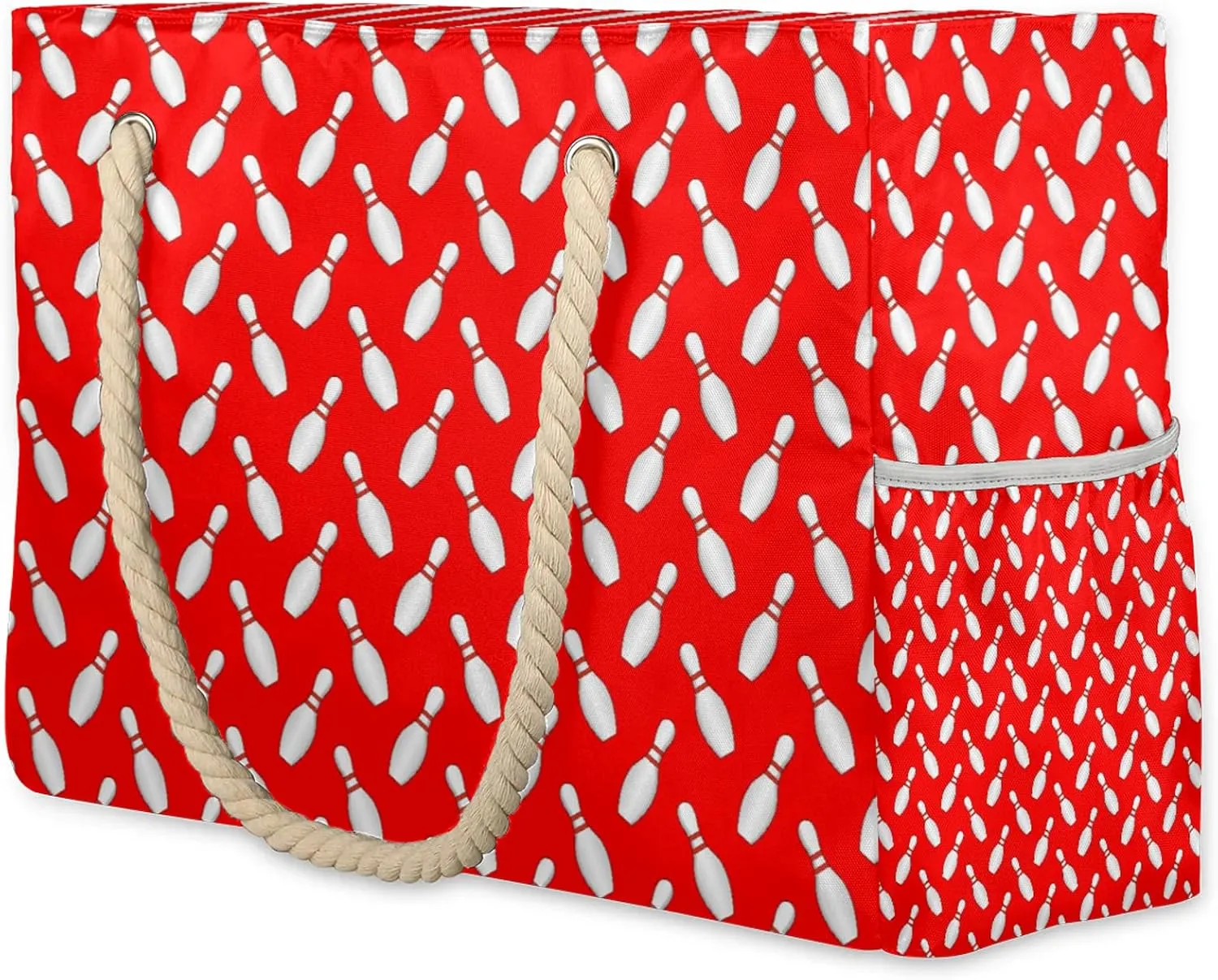 Tote Beach Bag for Women with Zipper Modern Large Waterproof Sandproof Swim Pool Bag