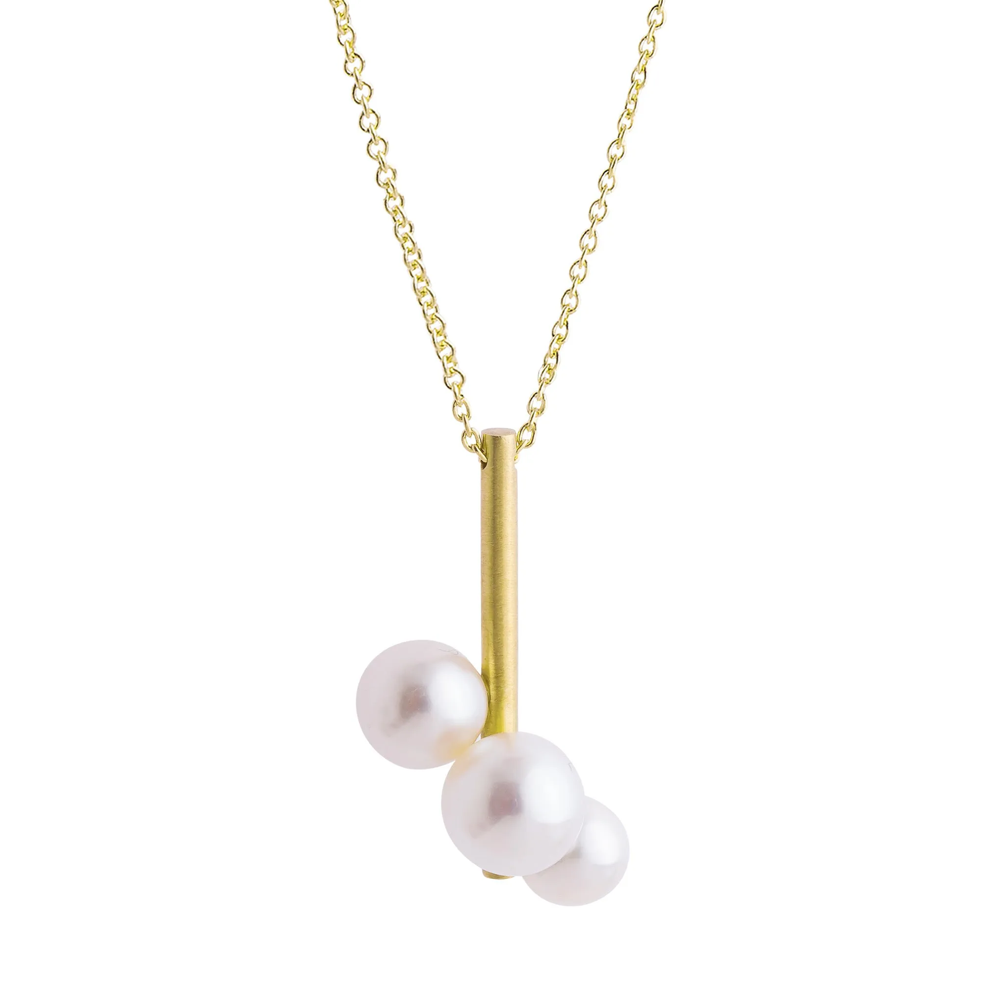 Triple Pearl Necklace