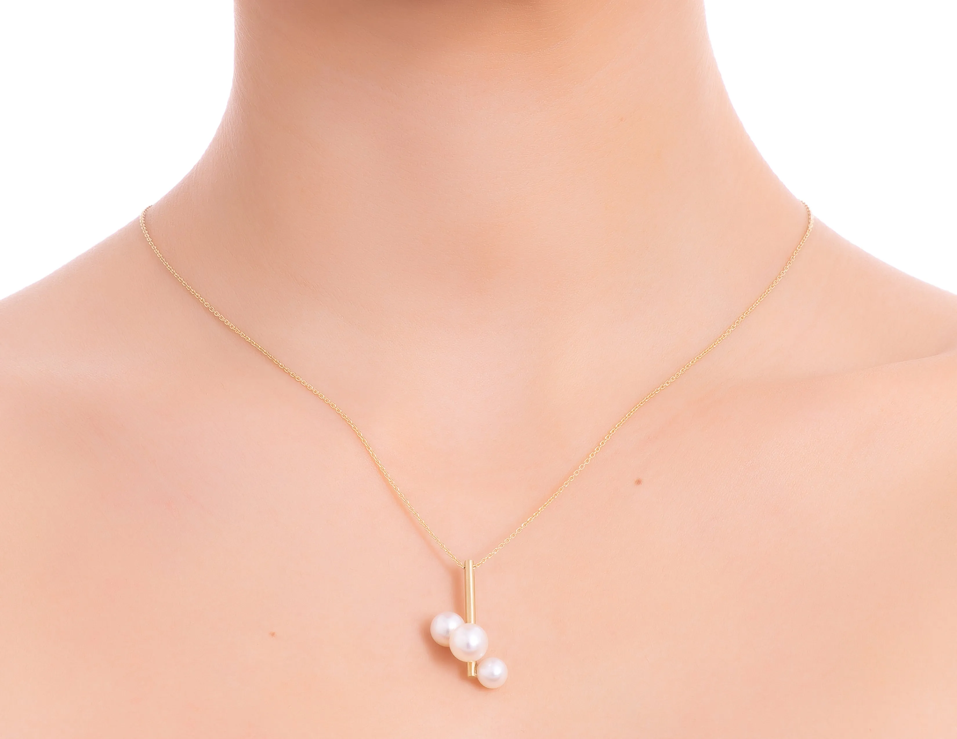 Triple Pearl Necklace