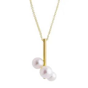 Triple Pearl Necklace