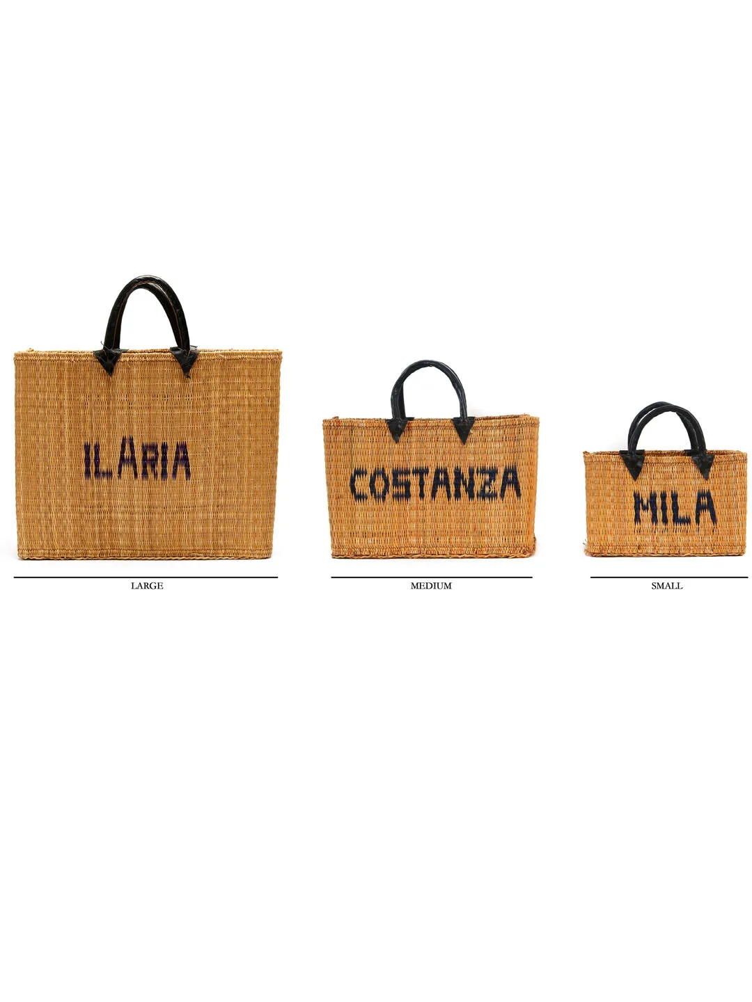 Tunisian medium customized basket