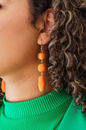 Valerie Orange Earrings