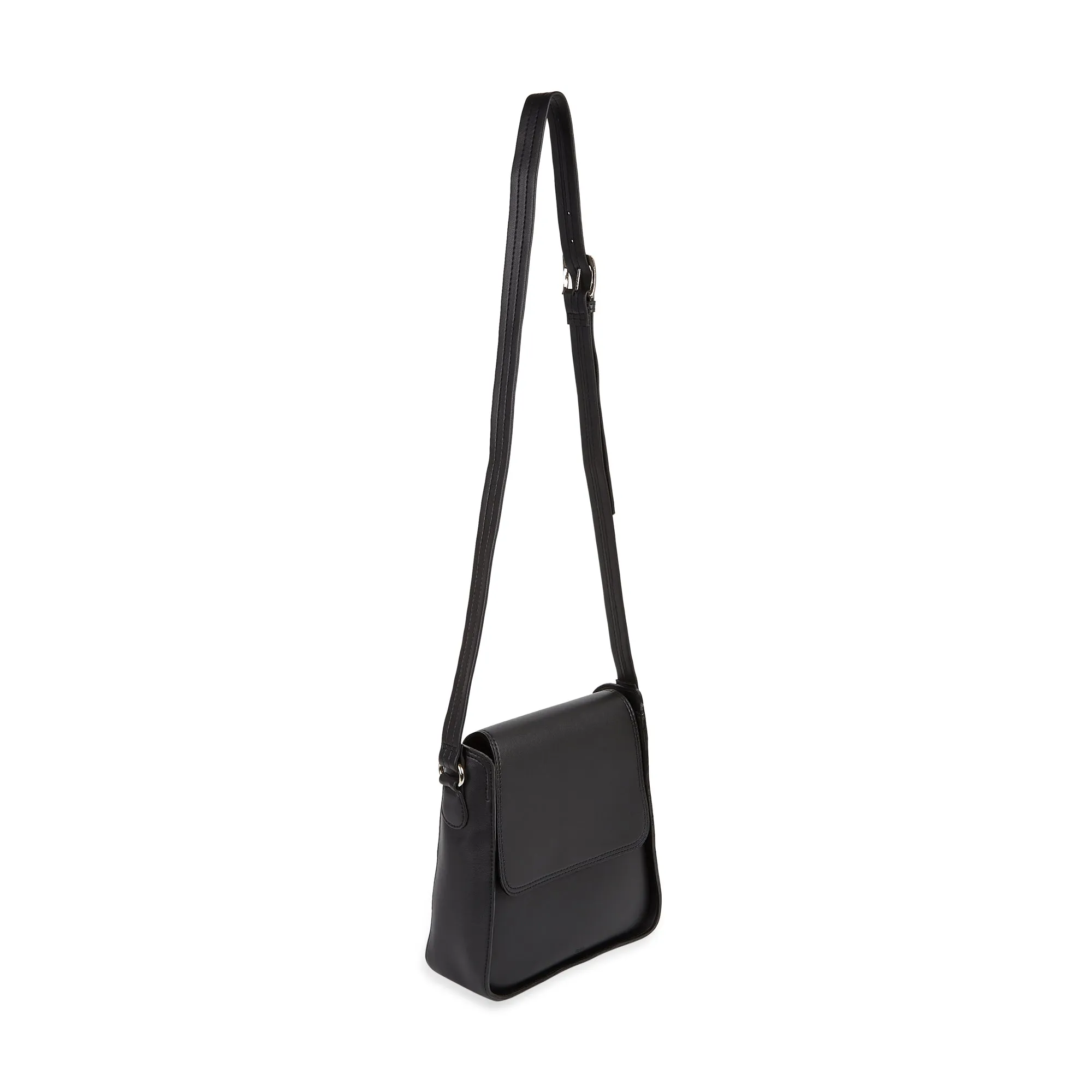 VIENNA VEGAN LEATHER SLING BAG BLACK