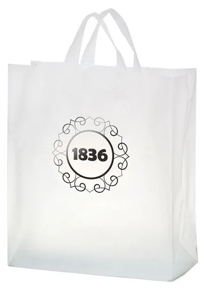 Wholesale Clear Frosted Soft Loop Shopper Bag - 19FSC16618