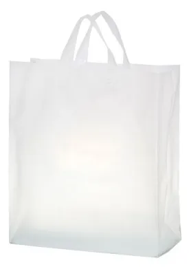 Wholesale Clear Frosted Soft Loop Shopper Bag - 19FSC16618