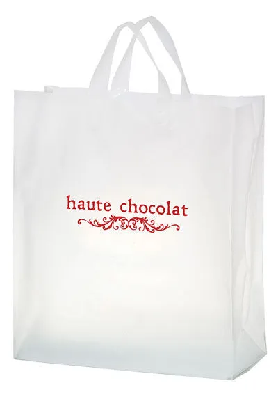 Wholesale Clear Frosted Soft Loop Shopper Bag - 19FSC16618