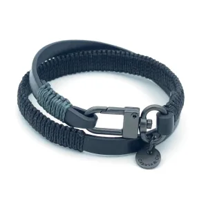 Wide Hand-knotted Double Wrap Bracelet