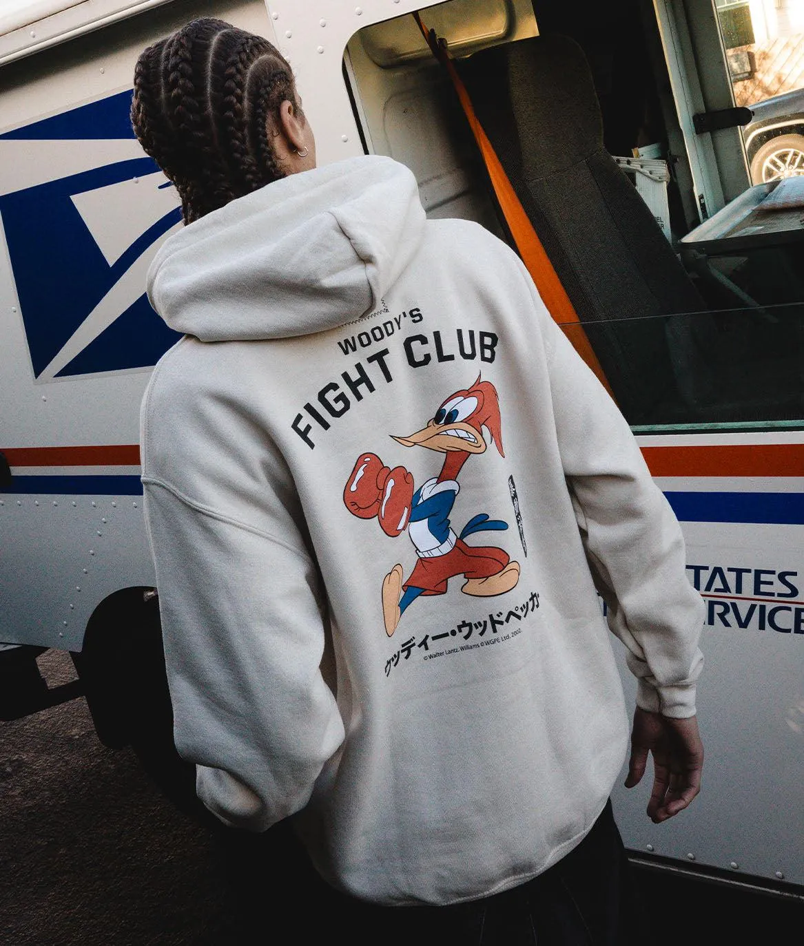 Woody Woodpecker's Fight Club Mens Hoodie