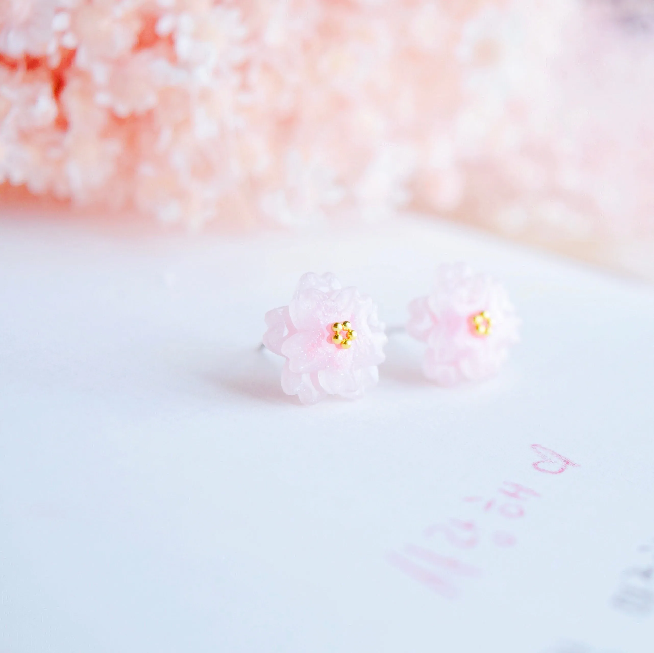 Yaezakura Earrings ヤエザクラ