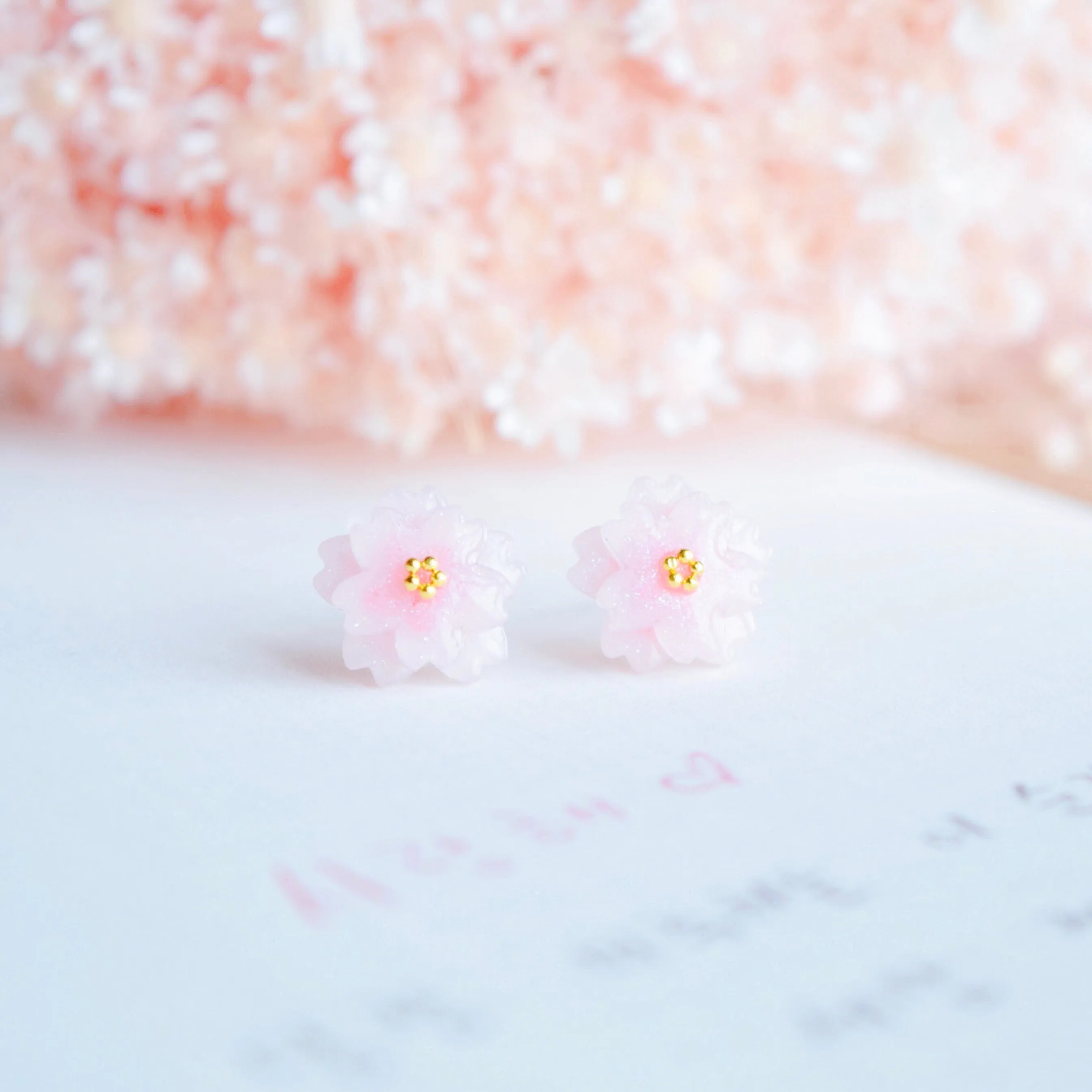 Yaezakura Earrings ヤエザクラ